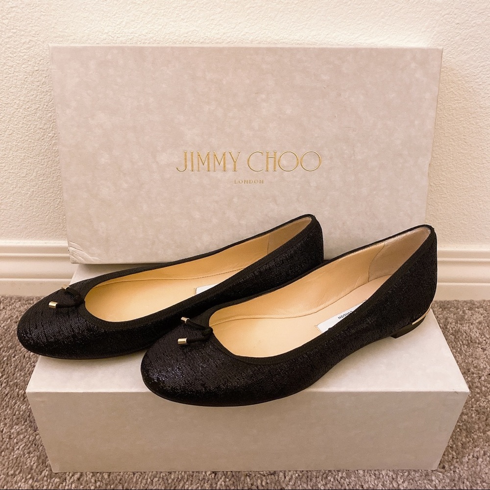 RELISTED - Jimmy Choo Jennie Ballet Flats